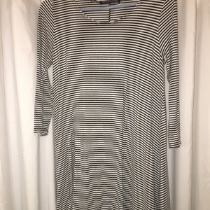 Striped t-shirt dress